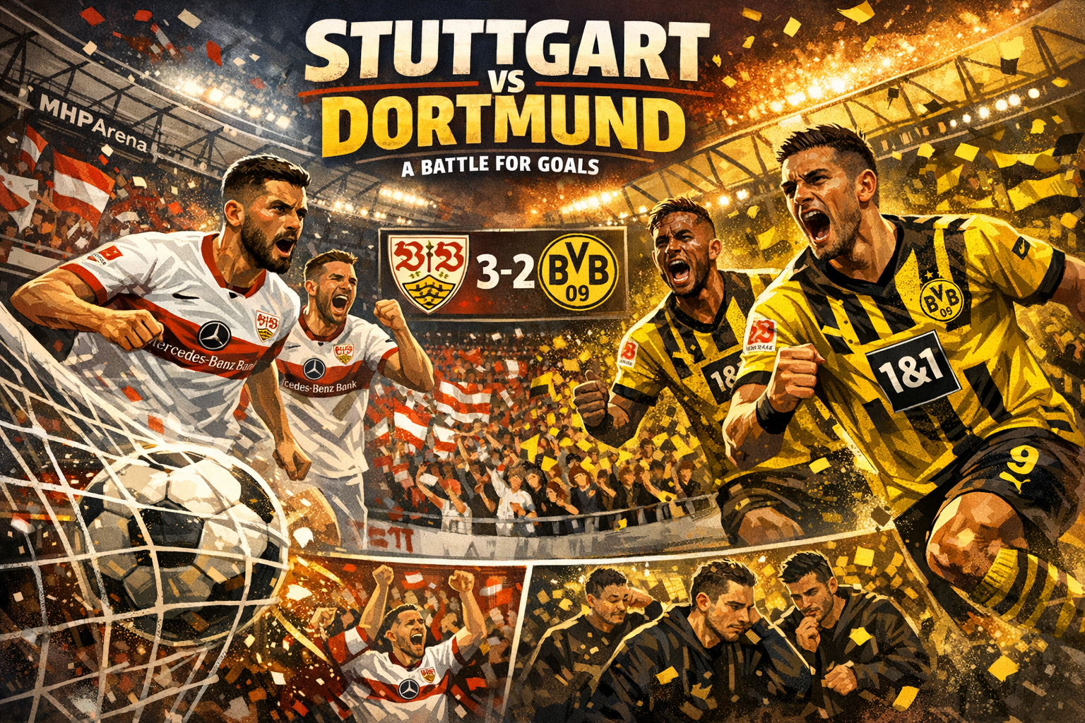 Stuttgart and Dortmund Prepare to Settle a Rivalry Defined by Goals